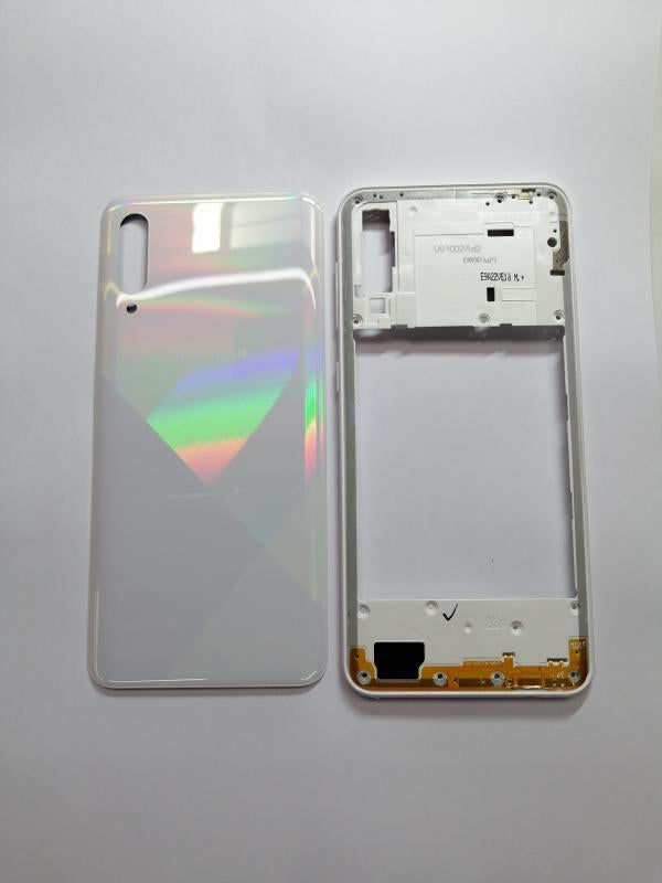 Tapa Samsung Galaxy A30S Blanca Con Marco