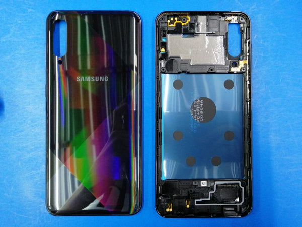 Tapa Samsung Galaxy A50S Negra Con Marco