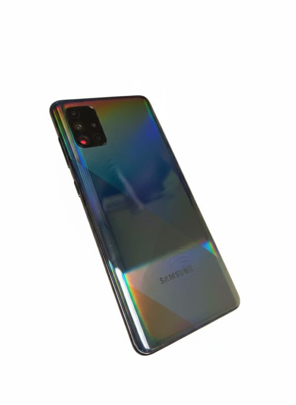 Tapa Samsung Galaxy A71 4G Negra Con Marco