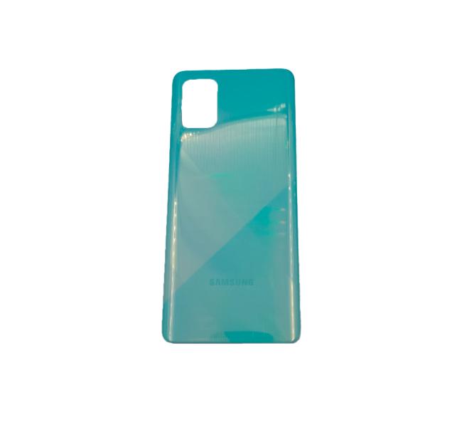Tapa Samsung Galaxy A71 4G Celeste Sin Marco