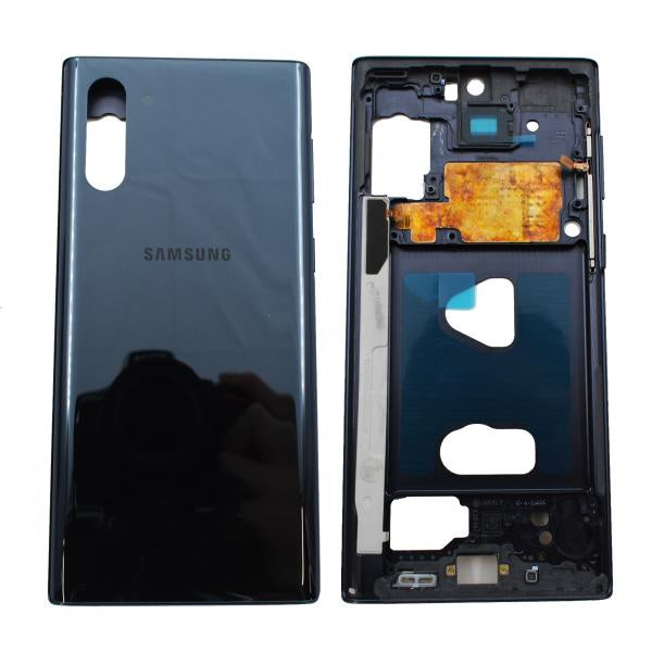 Tapa Samsung Galaxy Note 10 N970 Negra Con Marco