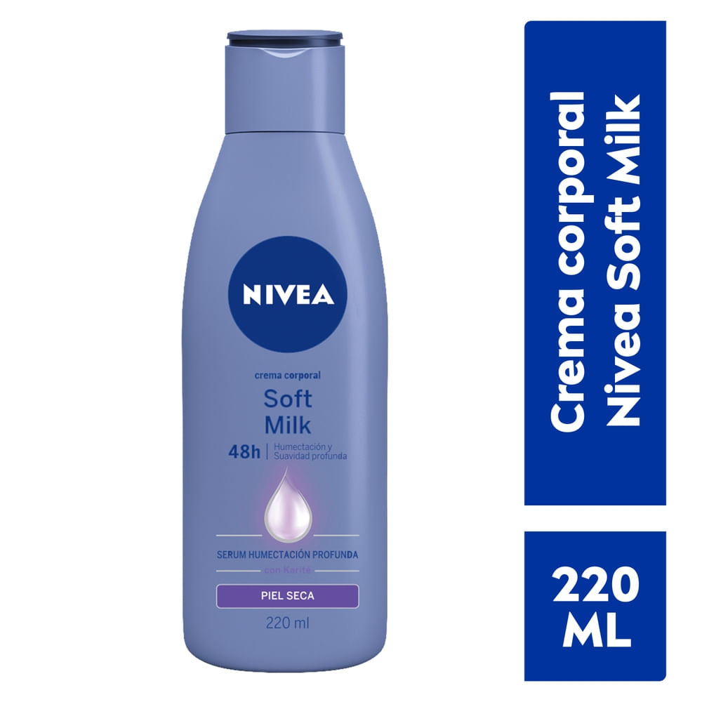 Crema Corporal Nivea Humectante Soft Milk -220 Ml