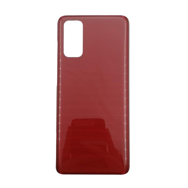 Tapa Samsung Galaxy S20 Roja Sin Marco