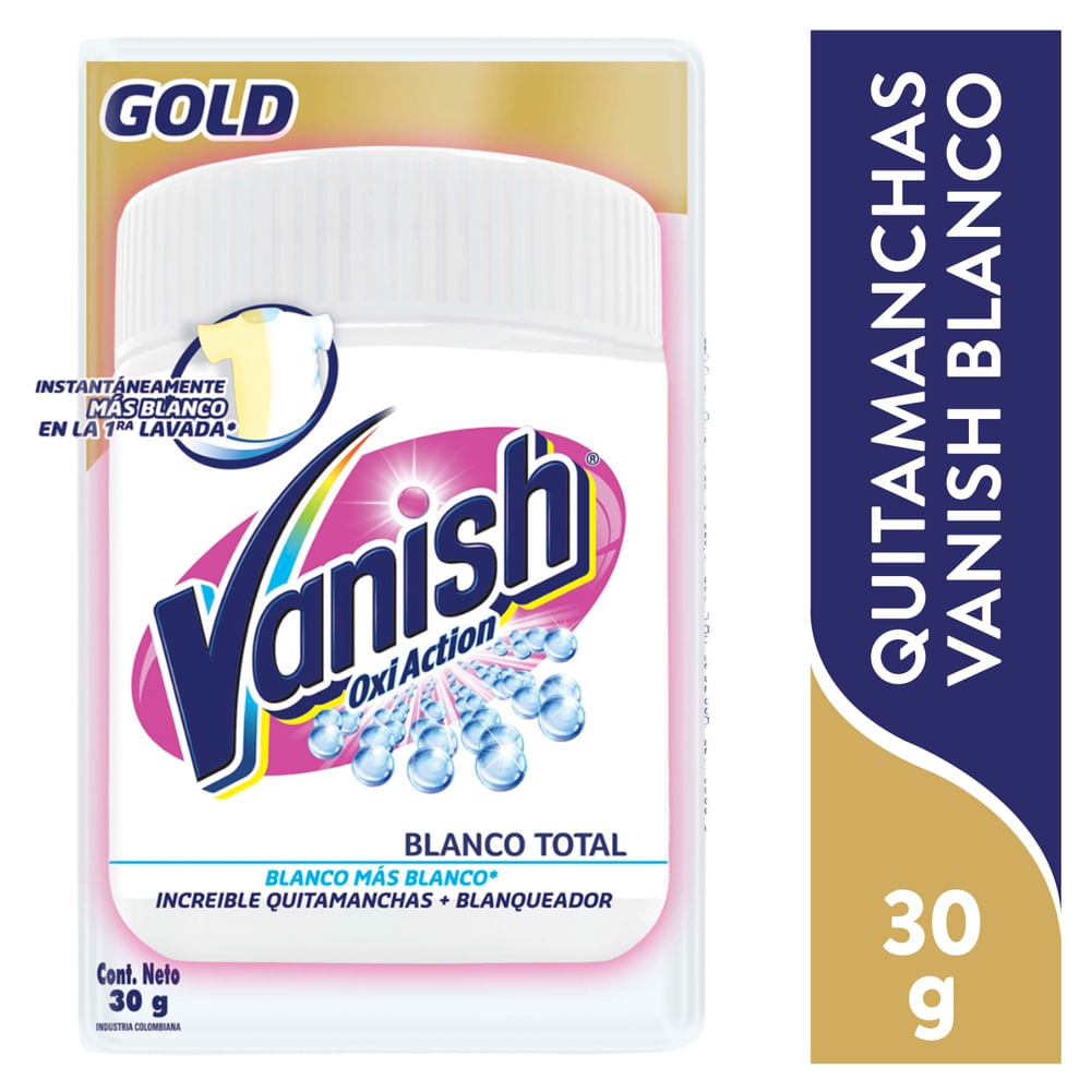 Quitamanchas Vanish® En Polvo Para Ropa Blanca -30 G
