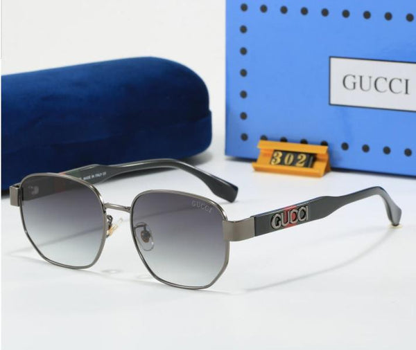 LENTES DE SOL GUCCI 302 GRIS DIFUMINADO