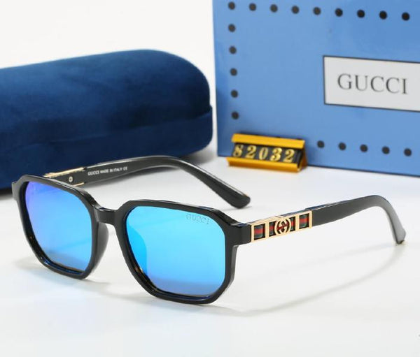 LENTES DE SOL GUCCI 82020 NEGRO POLARIZADO AZUL