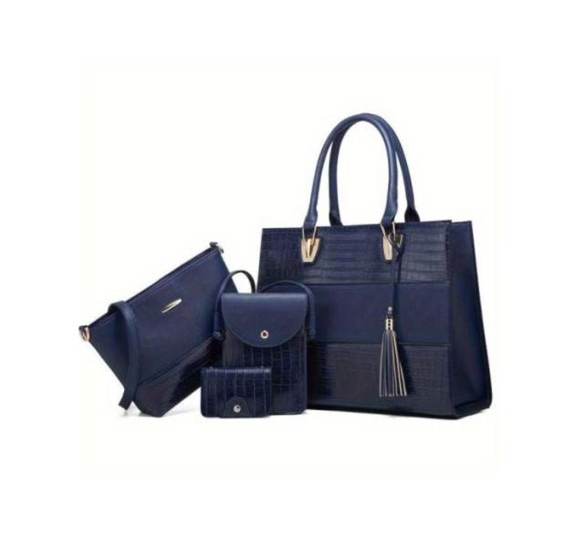 Bolso 3 En 1 Para Dama 21505 Azul