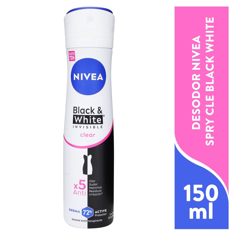 Desodorante Nivea Antimanchas Femenino Invisible Clear - 150 Ml