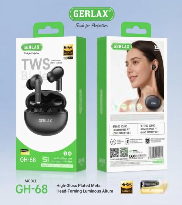 Audifono Manos Libres Gh-68 Gerlax Blanco
