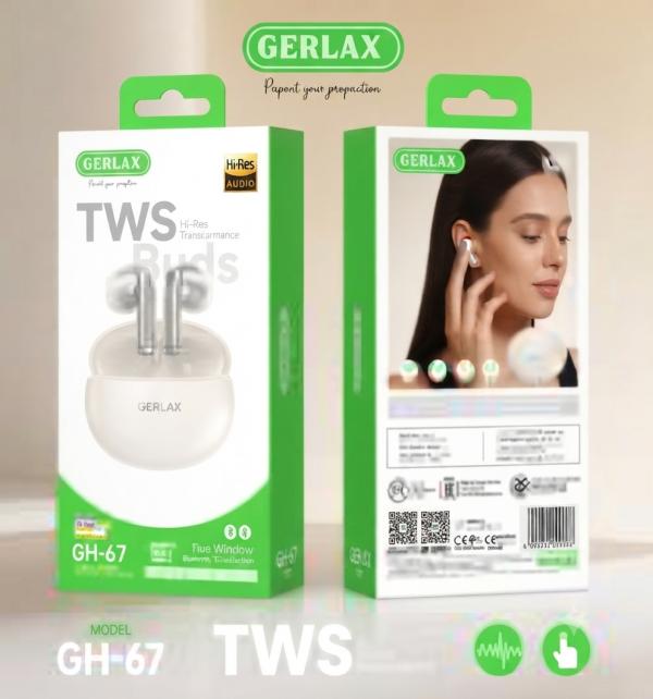 Audifono Manos Libres Gh-67 Gerlax Blanco