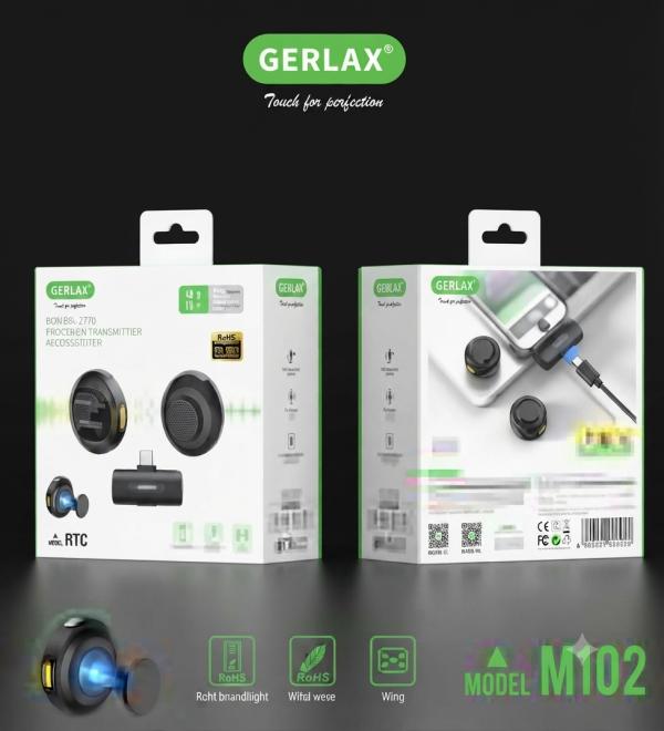 Microfono M102 Gerlax Negro