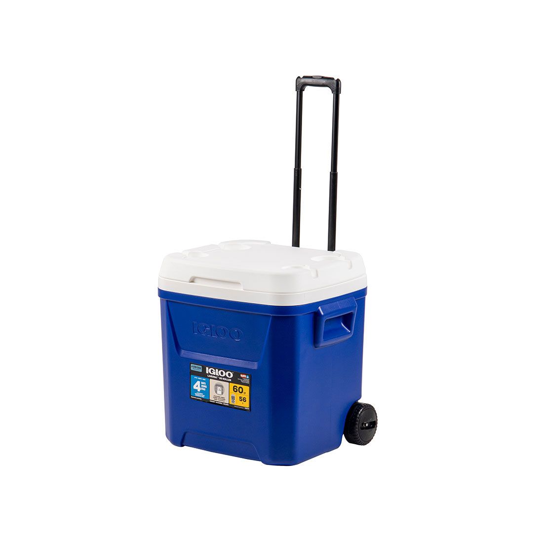 Hielera Con Agarradera Y Rueda Plástica Igloo 56lt