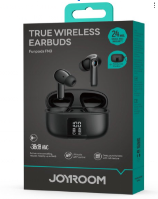 AUDIFONOS MANOS LIBRES BLUETOOTH JR-FN3 JOYROOM NEGRO
