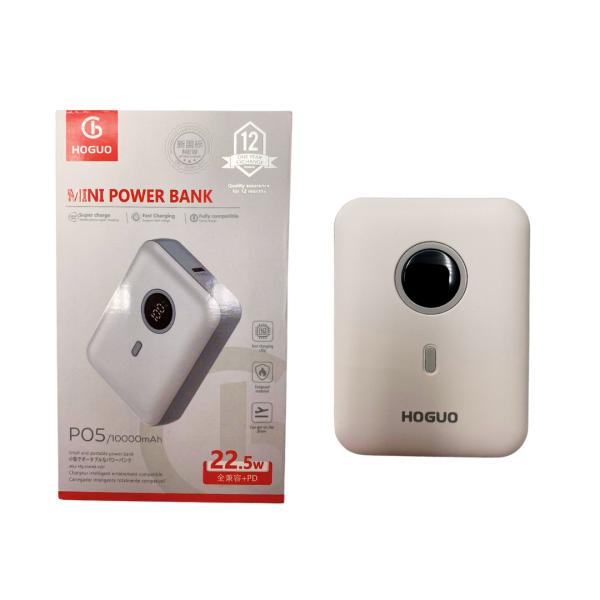 Bateria DE Emergencia. Power Bank 10000 Mah P05 Hoguo Blanco