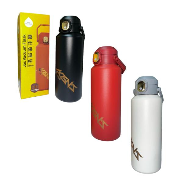 Botella Térmica De 1000Ml Con Pajilla