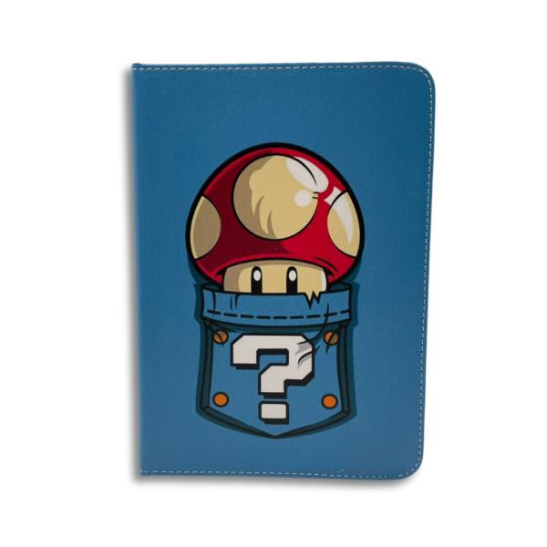 Estuche Agenda Tablet Universal Diseño 8" Champiñon