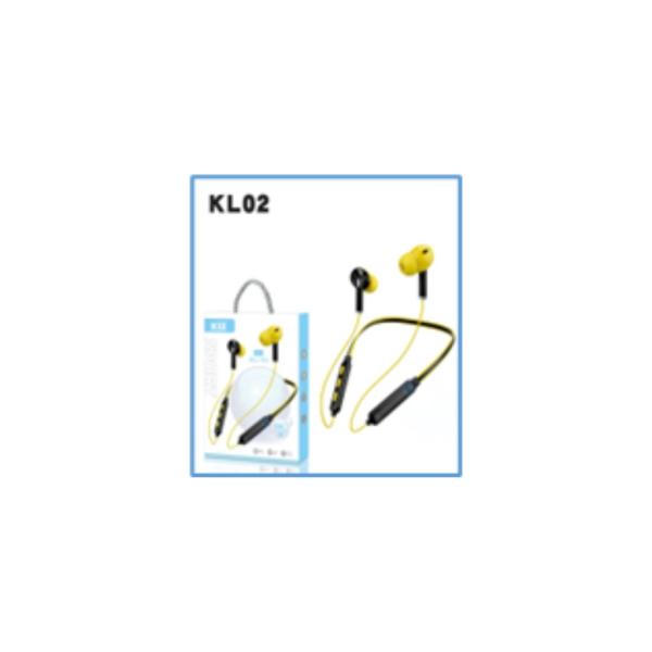 Audifonos Manos Libres Bluetooth Deportivo KL02 MIX Negro