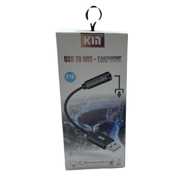 Adaptador Auxiliar Tipo Usb A Conector 3.5 Mm Ky210
