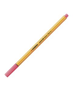 Pluma Point 88 Stabilo Rojo Neón