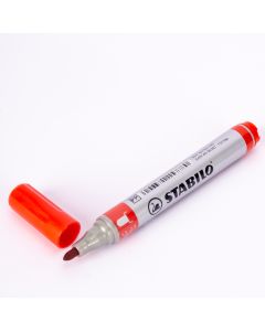 Marcador Permanente Stabilo Redondo Rojo