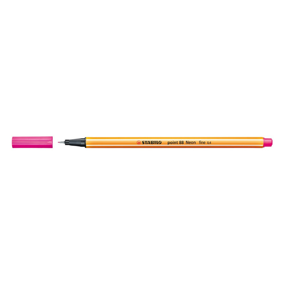 Pluma Point 88 Stabilo Rosa Neón