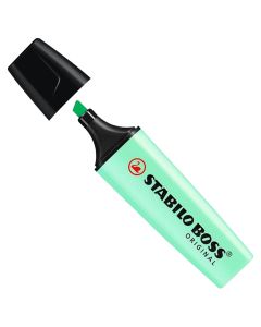 Resaltador Boss Stabilo Menta Pastel