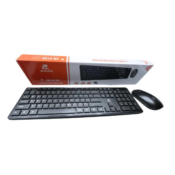 Teclado Para Computadora Jw-8100 Negro