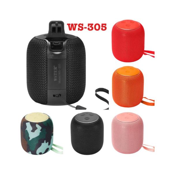 Bocinas Parlante Bluetooth Ws-305 Camuflado