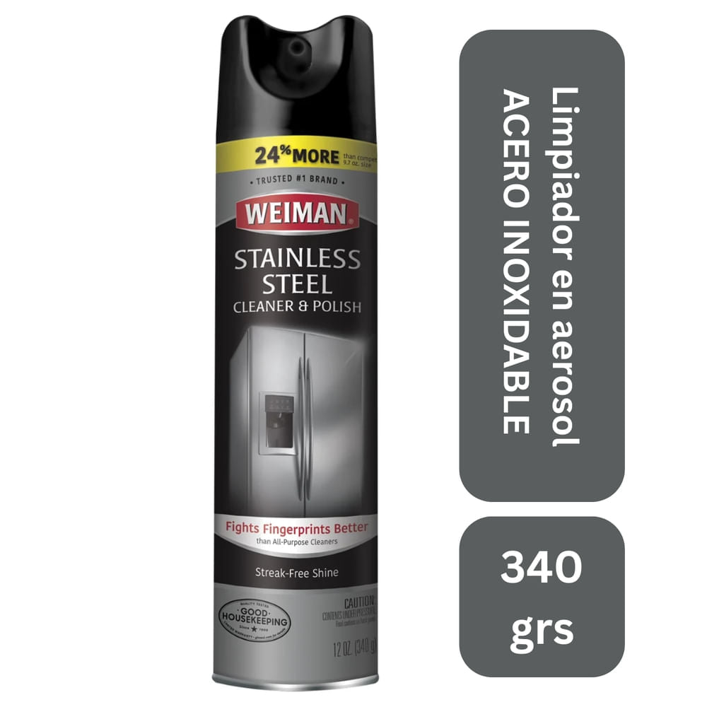 Limpiador De Acero Inoxidable Weiman - 340 G
