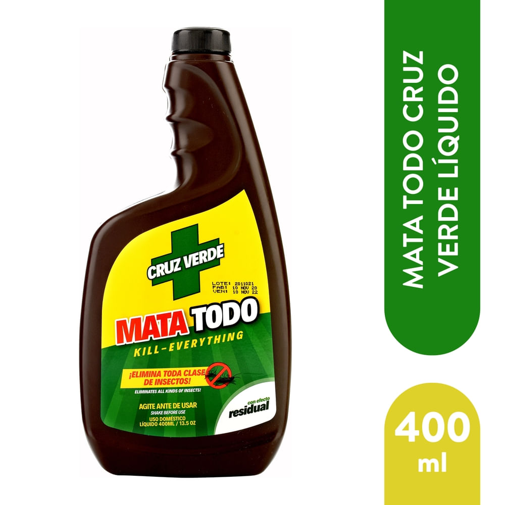 Insecticida Cruz Verde LIQ TAP 400ml