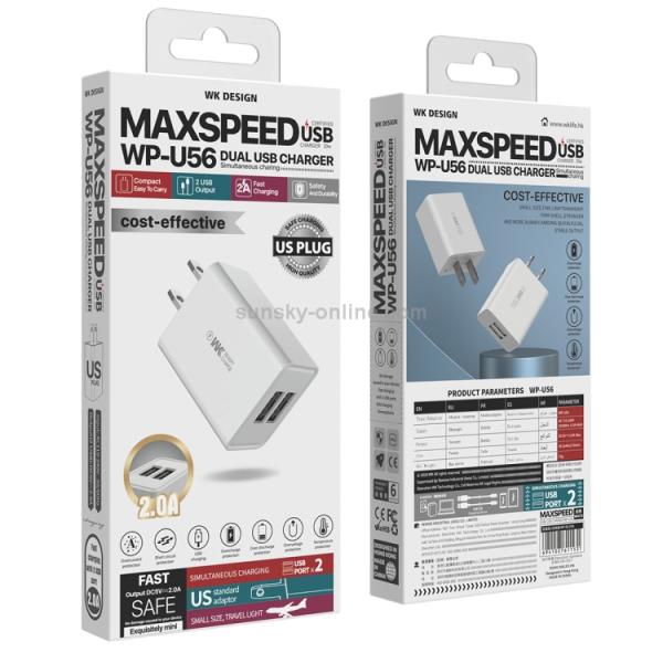 Cargador Completo Micro Usb Wp-U56 Wk Desing