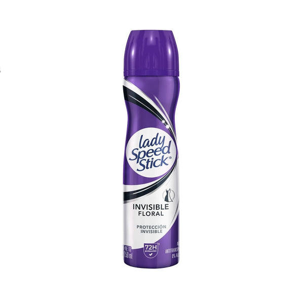 Desodorante Antitranspirante Lady Speed Stick Invisible Floral Aerosol - 91 G