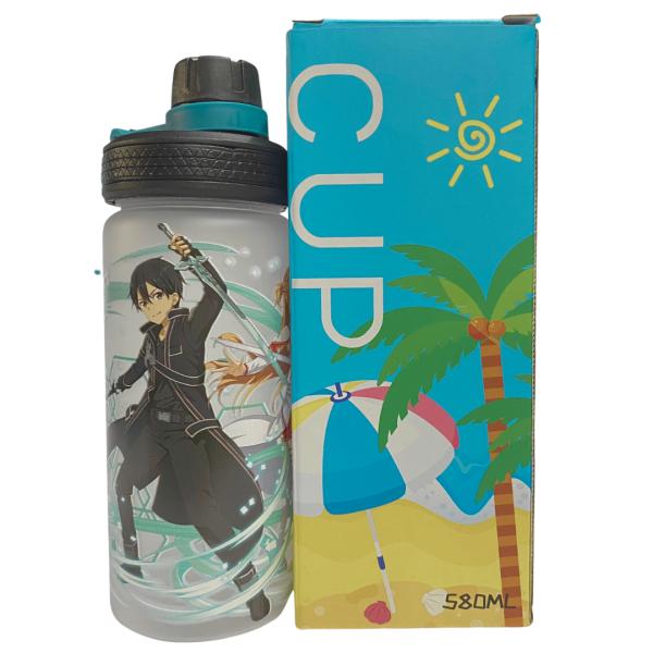 Botella Plastica De Sword Art Online Transparente Transparente