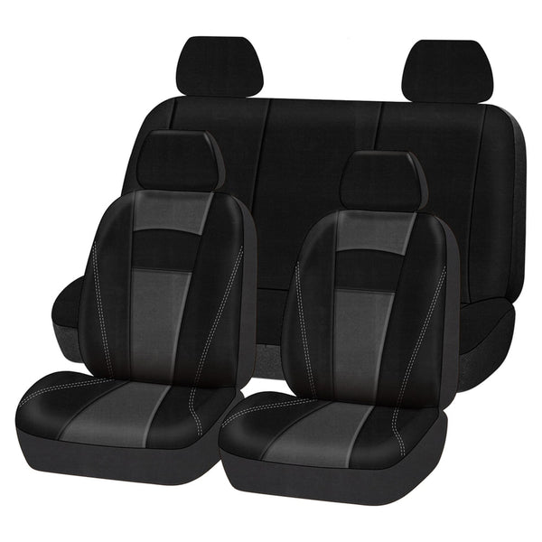 Fundas Para Asiento Auto Drive Negro Y Gris