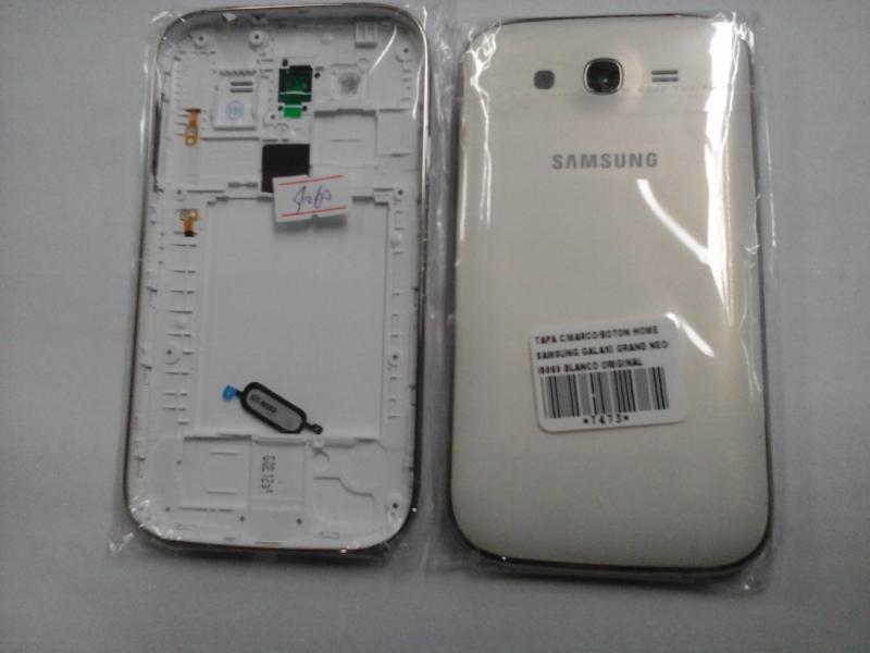 Tapa Samsung Galaxy Grand Neo I9060 Blanca Con Marco