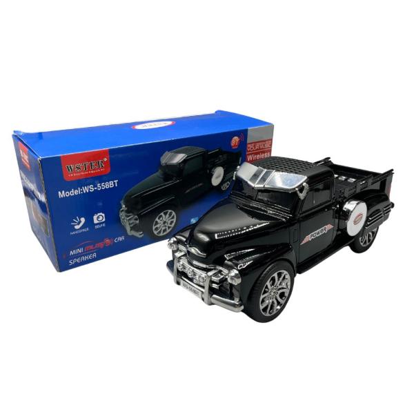 Bocinas Parlante Carro Bluetooth Ws-558 Negro