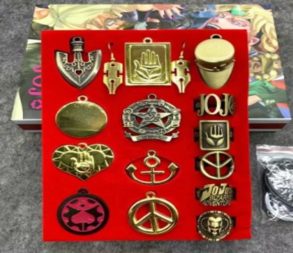 Set Anillo Jojo´S Bizzarre