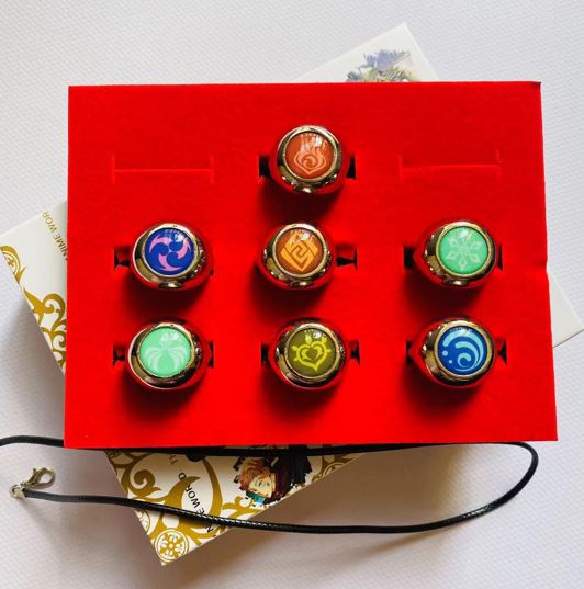 Set Anillos Genshin Impact