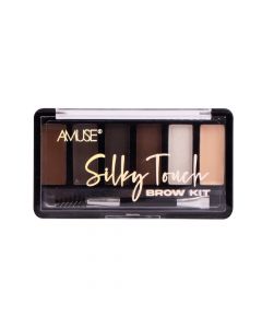 Sombra Amuse Kit Toque Sedoso Con Brocha Doble