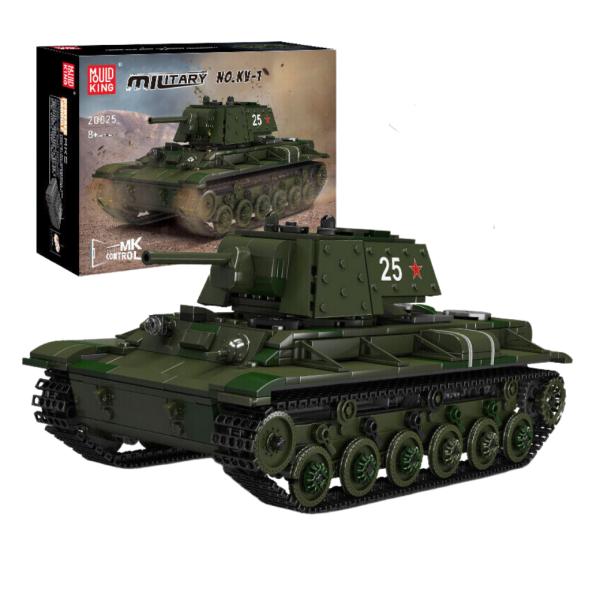 Bloques Armables De Tanque De Guerra Verde (Mecanizado)