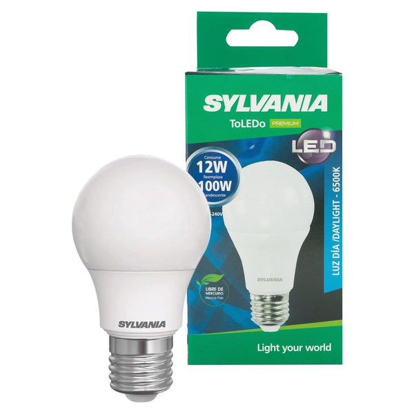Bombillo Led Sylvania,12w Luza Blanca Rosca E27 -und