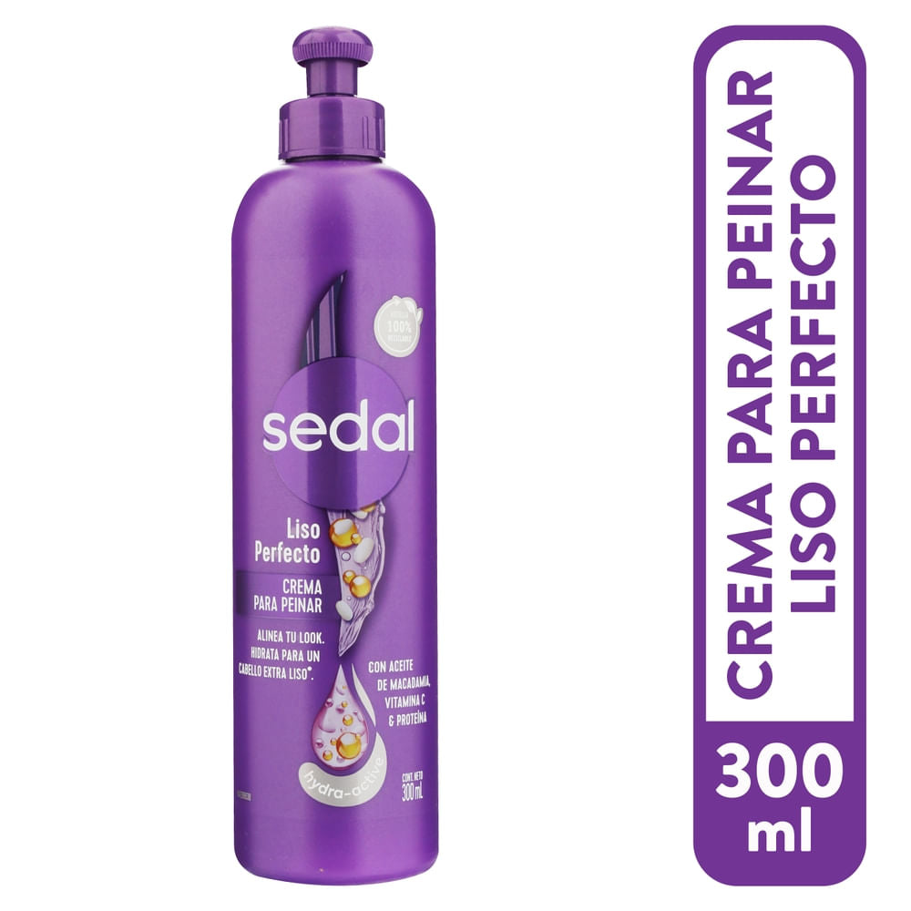 Crema Sedal Para Peinar Liso Perfecto - 300 Ml
