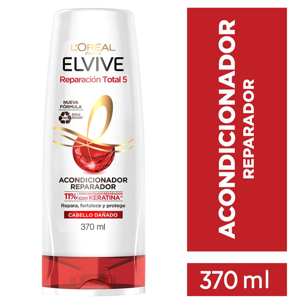 Acondicionador L'oréal Paris Elvive Reparación Total 5 - 370 Ml