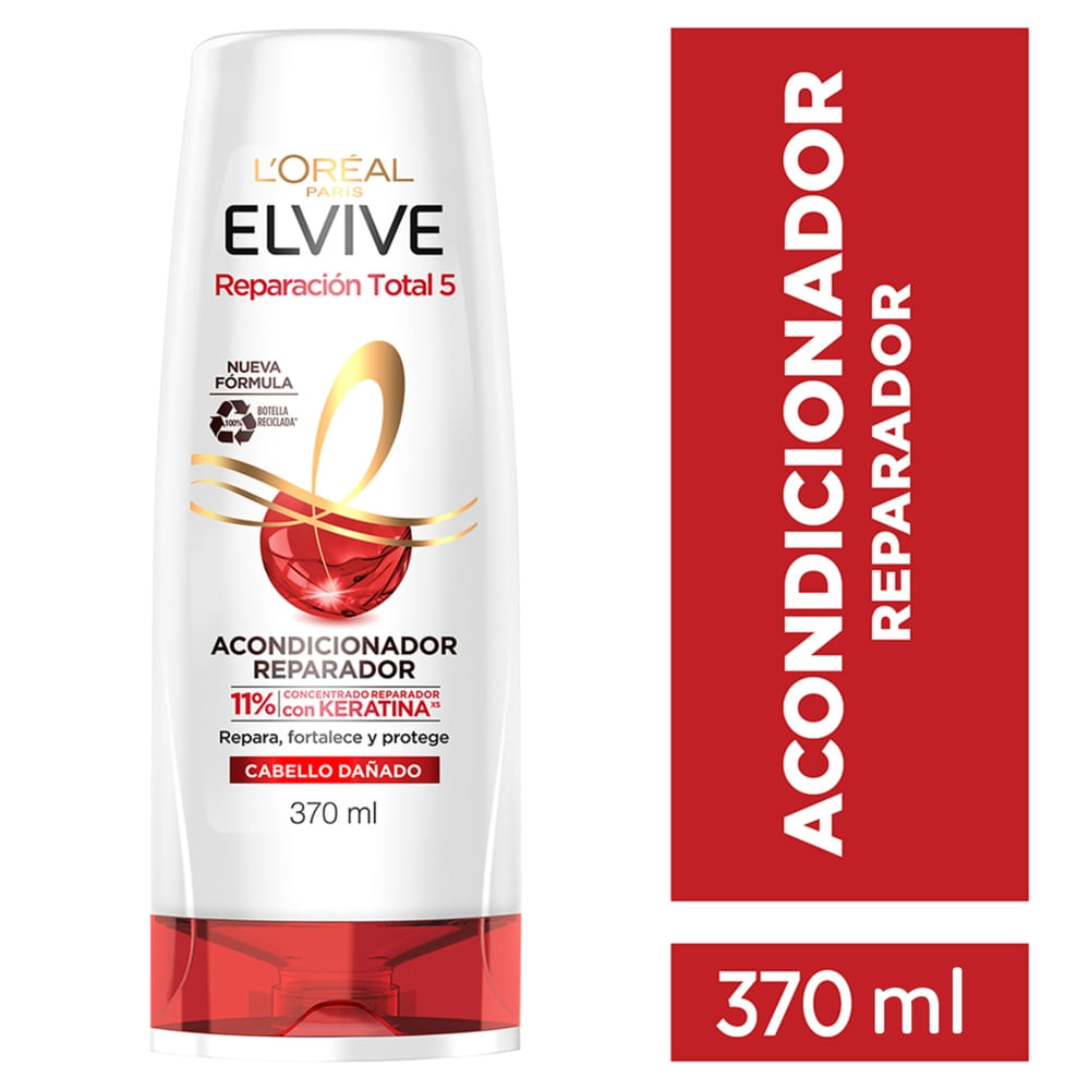 Acondicionador L'oréal Paris Elvive Reparación Total 5 - 370 Ml