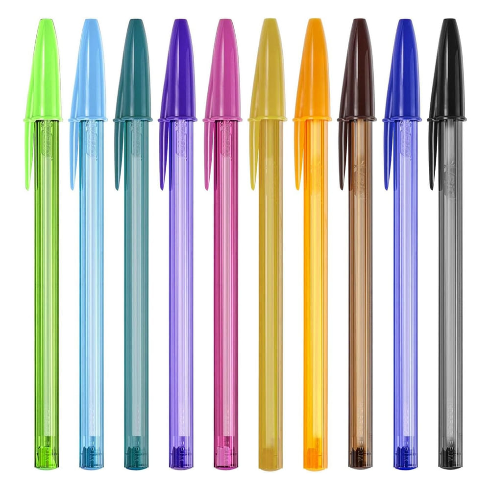 Bolígrafos Bic Fashion 10 Unidades