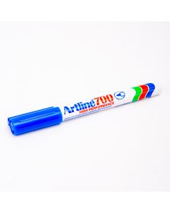 Marcador Permanente Artline Azul Recargable Bala 700