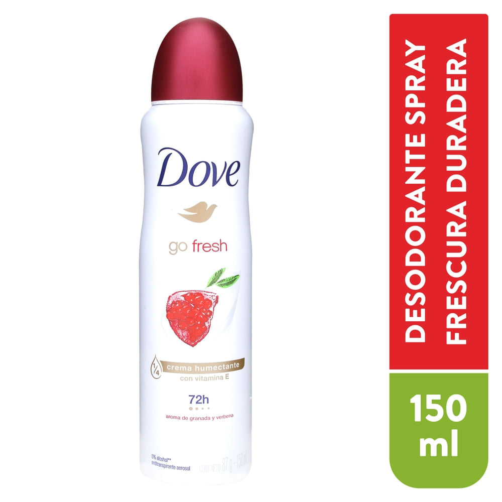 Desodorante Dove Go Fresh Granada Y Verbena Aerosol - 150 Ml
