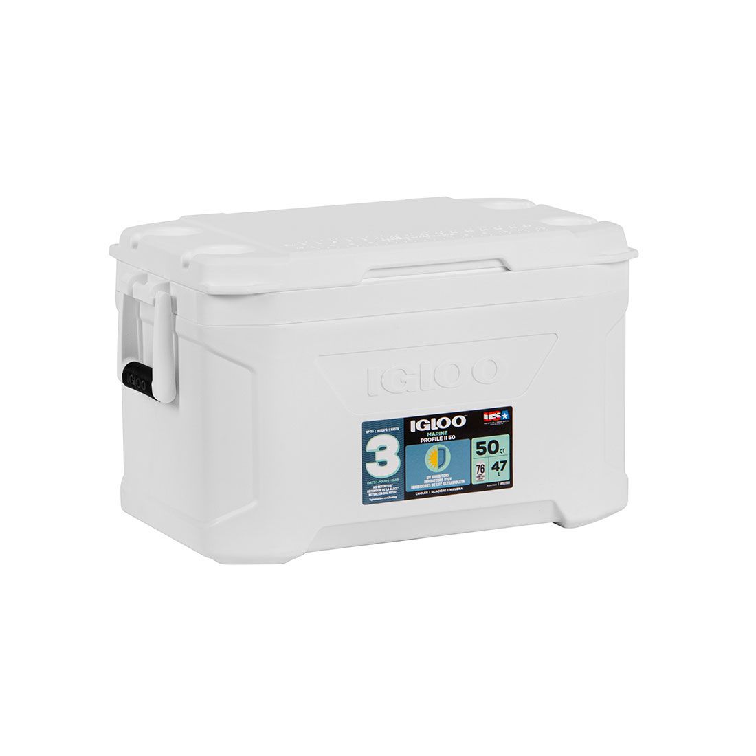 Hielera Con Agarradera Plástica Igloo 47lt