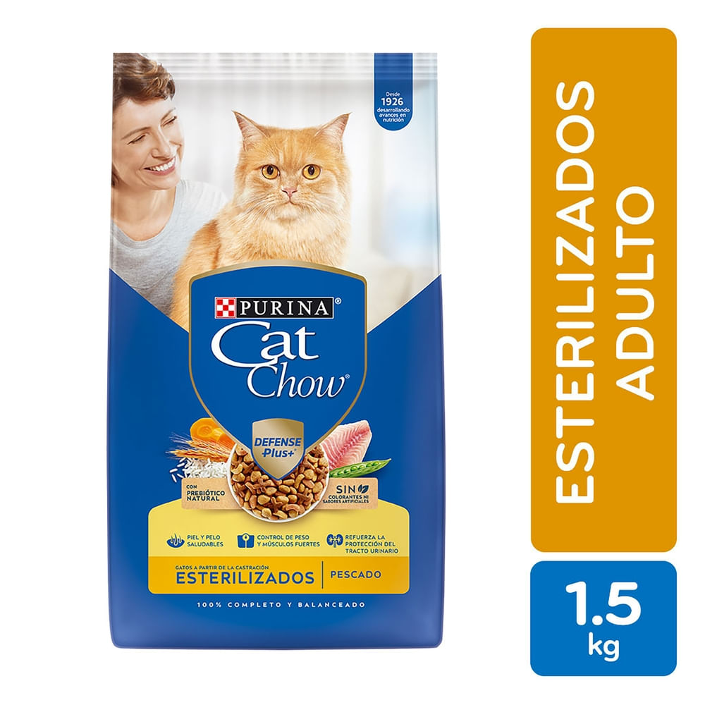 Alimento Para Gatos Purina Cat Chow Esterilizados 1.5 Kg