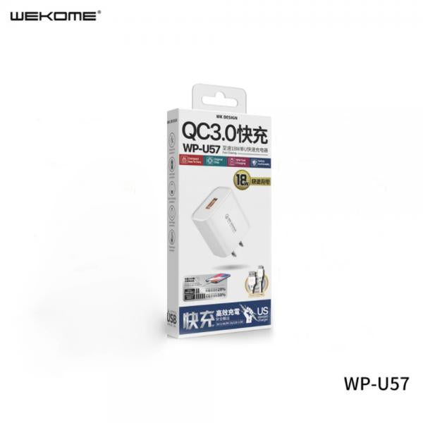 Cargador Completo Tipo C Wp-U57 18W Wk Desing